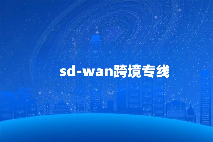 sd-wan跨境專線 sd-wan跨境專線