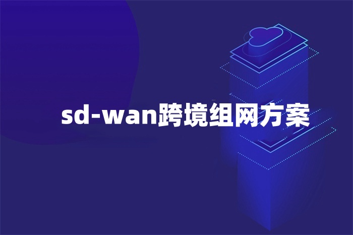 sd-wan跨境組網(wǎng)方案 sd-wan跨境組網(wǎng)方案