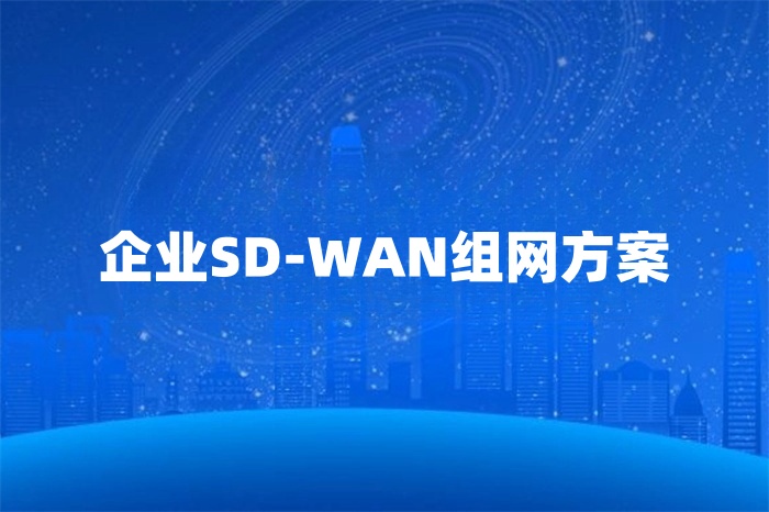 企業SD-WAN組網方案 企業SD-WAN組網方案