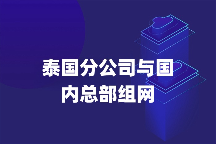 泰國(guó)分公司與國(guó)內(nèi)總部組網(wǎng) 泰國(guó)分公司與國(guó)內(nèi)總部組網(wǎng)