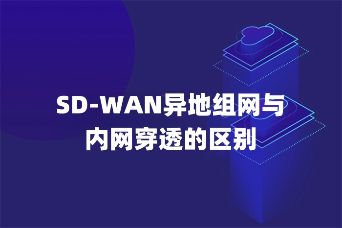 SD-WAN異地組網(wǎng)與內(nèi)網(wǎng)穿透的區(qū)別