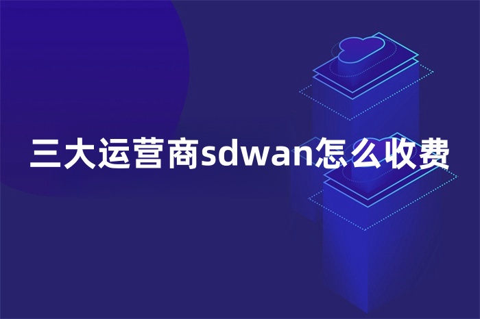 三大運營商sdwan怎么收費