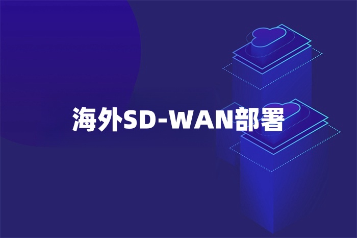 海外SD-WAN部署 海外SD-WAN部署