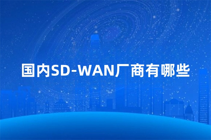 國內SD-WAN廠商有哪些 國內SD-WAN廠商有哪些