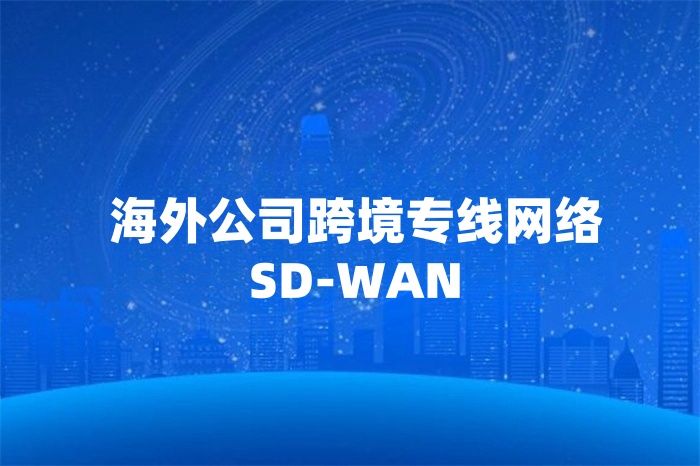 海外公司跨境專線網絡SD-WAN 海外公司跨境專線網絡SD-WAN